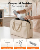 360° Rotating Laptop Stand for Desk, Foldable Computer Stand with Ergonomic Adjustable Height Angles