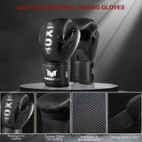 Mesetast Punching Bag for Adults, 4ft Heavy Boxing Bag Set with 12 OZ Gloves for MMA Karate Kickboxing Boxing - Unfilled MESETAST