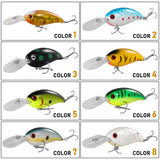 YONGZHI Fishing Lures Shallow Deep Diving Swimbait Crankbait Fishing Wobble Multi Jointed Hard Baits for Bass Trout Freshwater and Saltwater 8PCS