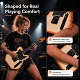 Mojolnir 8-Bit Stage-T Pixel Electric Guitar, Original Inspired Design, Semi-Hollow Lightweight Build, Custom MTL-50 Alnico Pickups, Brass Compensated Bridge, Premium Hardshell Case Included