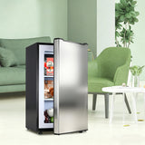 Mini Upright freezer 3.6 Cu.Ft Mini Freezer with Reversible Stainless Door