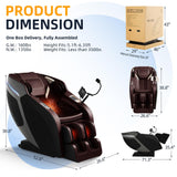 VUYSUYVY Upgraded 4D Massage Chair Full Body, Zero Gravity SL-Track Massage Chair Recliner with AI, Body Scan, Heating, Calf Kneading, Rocking Sleep Mode, Airbags, Foot Rollers, 18 Auto Modes