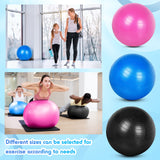 Honoson 3 Pcs Yoga Ball 55/65/75cm Exercise Ball for Working Out Birthing Pregnancy Gym Physical Therapy Balance Stability Fitness, Quick Pump Included Honoson