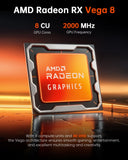 ACEMAGICIAN K1 Mini PC AMD Ryzen 7 7730U 8C/16T, 16GB RAM 512GB PCIe SSD