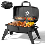 MASTER COOK Portable Charcoal Grill, Foldable Lightweight BBQ Grill with 330 sq.in. Cooking Area and Adjustable Air Vent Outdoor RV, Hiking, Camping, Patio, Tailgating
