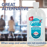 Germ-X Original Hand Sanitizer, Non-Drying Moisturizing Gel with Vitamin E, Instant and No Rinse Formula, Large Family-Size Flip Top Bottle, 32 Fl Oz (Pack of 4) Germ-X