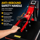 15x15 Digital Heat Press Machine,Threadable U-Shaped Base,for T-Shirts