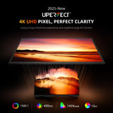 UPERFECT Portable Monitor 4K 24" QLED, 400 Nits 145% sRGB Large Monitor