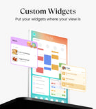 Cozyla Calendar Plus 2: 24" Smart Digital Calendar with Google Play Store
