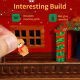 3D Wooden Puzzles for Adults Treehouse Christmas Decorations Miniature Kit