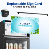 BODEGACOOLER Beverage Refrigerator and Cooler, 6.34 Cu. Ft Commercial Refrigerators for Drink, Beer, Tall Commercial Cooler