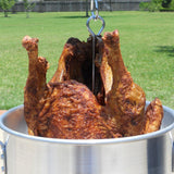 Aprafie 30Qt Turkey Deep Fryer &10Qt Fish Fryer Kit Aluminum Seafood Crawfish Boiler Pot，38000 BTU Outdoor Propane Stove Burner Stand for 20 Lb Turkey