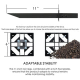 H Outdoor Privacy Screen with Aluminum Posts, Air Conditioner Fence Panels, Pool Equipment Enclosure