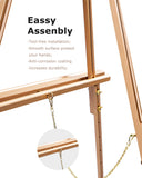 DJAR 3 Pcs 63" Adjustable Wooden Display Easel Stand for Sign