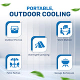 Hessaire MC61M 5,300 CFM 3-Speed Portable Evaporative Cooler