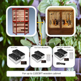Le Veil Electric Cabinet Humidifier System for Wooden Cabinet (10~110CBFT) 40%~90% RH Humidity Setting - wood instrument (Pro Max)