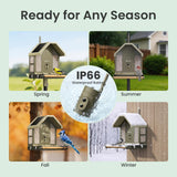 Smart Bird Feeder with Camera, 4K UHD Video, Dual-Band 2.4/5GHz Wi-Fi