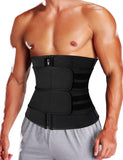 KIWI RATA Mens Workout Waist Trainer Corset Neoprene Sauna Sweat Trimmer Cincher Belt Extra Belly Compression Belts