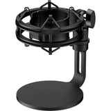 QuadCast 2 – USB Microphone for Gaming, Streaming and Podcasting, with On-Board Controls, LED Lighting, Removable Shock Mount, PC, Mac, PS5, PS4, USB-C - Black HyperX