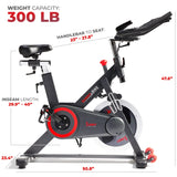 Sunny Health & Fitness Premium Indoor Cycling Smart Stationary Bike with Exclusive SunnyFit® App Enhanced Connectivity - SF-B1805SMART Sunny Health & Fitness