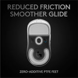 Logitech G PRO X Superlight Wireless Gaming Mouse, Ultra-Lightweight, Hero 25K Sensor, 25,600 DPI, 5 Programmable Buttons, Long Battery Life, Compatible with PC/Mac - White