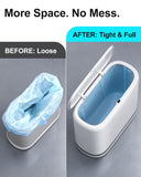 2.3 Gallon Slim Small Bathroom Trash Can with Lid