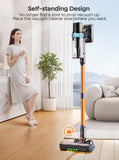 Cordless Vacuum Cleaner, 650W 55KPA 70Mins Vacuum Cleaners for Home, Upgraded Stick Vacuum with 3.3Ft Extendable Hose, LED Touch Screen, Wall Charging Station, Auto Mode for Carpet Pet Hair Hard Floor