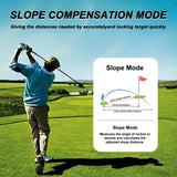 Golf Rangefinder with Slope 1200 Yards Laser Range Finder Golfing with Flag Pole Locking Vibration, 7X Magnification