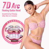 Flyant Electric Razors for Women Legs, 7D Rechargeable Body Shaver, IPX7 Waterproof Wet Dry Electric Shaver, Lady Hair Remover for Face Underarm Pubic, Pink