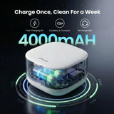 Cordless Ultrasonic Retainer Cleaner with UV - Rechargeable & Portable Retainer Cleaner Machine for Invisalign, Aligners, Night Guards, Mouth Guards, Dentures,Travel Friendly