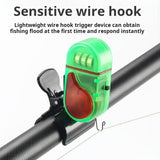 MuNanshan New 4Pcs Fishing Bite Alarm, Sensitive Electronic Fishing Alarms Indicator, Sound Bite Alert Bell with LED Lights