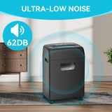 Small Office Compact Desktop Business Professional Strip Cut Paper Shredder High Power Auto Feed Microcut Paper Shredder