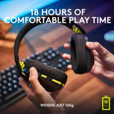 Wireless Bluetooth Gaming Headset - Lightweight, built-in mics, 18h battery, compatible- Black Logitech G