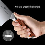 Aroma House Cleaver Knife Ultra Sharp Meat Cleaver 7 inch Butcher Knife. High Carbon German Stainless Steel Chef Knives for Kitchen and Restaurant