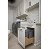 Rev-A-Shelf Double Pullout Trash Can, Min Cabinet Opening 15" W, 35 Qt