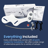 Bidet Attachment for Toilet Seat, Adjustable Water LUXE Bidet
