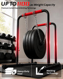 Streamnova Dip Bar Station, 1100LBS Heavy-Duty Adjustable Height & Width Parallel Bars with Dual Inner Connectors ltra-Stable Settings & Non-Slip Feet for Home Gyms, Upper Body & Core Training
