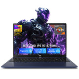 NIMO 15.6" FHD-Business-Laptop, 8 Cores AMD Ryzen 7 8745HS 16GB RAM 512GB SSD (Up to 4.9GHz, Beat R9 7940HS), Radeon-780M, 100W Fast PD for Creators & Professionals Work/Gaming, 2-Year Warranty