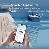 (2026 New) BUBLUE Bubot 800P Gen2 Robotic Pool Vacuum,Cleans Floor/Wall/Waterline/Shallow Area,Powerful Suction Pool Cleaner,Smart Navigation,App Control & Scheduling for Pools up to 1,076 Sq.Ft.Grey