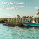 Neween Cast Net for Fishing with Shrimp Cage | 3/8 Inch Mesh Size Neween