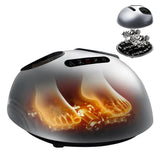 QXC Foot Massager with Heat & Compression, Patented Scissor-Hand Shiatsu Core for Deep Kneading, 131°F Constant Heat, 3 Modes, Adjustable Intensity, Fits Up to Men’s 12