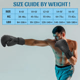 PiscatorZone Boxing Training Gloves Punching Bag Gloves for Women & Adult, Professional Shockproof Gloves for Training Playing Muay Thai, Sparring, Fighting Kickboxing (Black, 10OZ) PiscatorZone