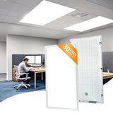 Mcacggo 30 Pack 2x4 LED Flat Panel Light 5000K-4000K-3000K, 0-10V Dimmable
