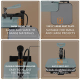 Heat Press Machine for T Shirts - 15x15 Swing Away Shirt Press Machine - Professional Heat Press for Sublimation