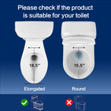 ANNWA Bidet Seat for Elongated Toilet Seat Non-Electric Soft Close with Quick Release Hinges for Easy Clean Dual Nozzle Front and Rear Wash(PG303A-HPN-AZ)