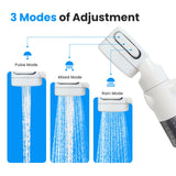 Ann Katy Portable Camping Shower Outdoor Camp Shower Pump,Upgrade Rechargeable Electric Shower Pump with Intelligent Digital Display Multiple Spray Modes for Camping, Hiking, Traveling,RV