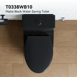 HOROW T0338WB10 One Piece Toilet with ADA Chair Height 17.3", Dual Flush