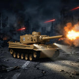AoreSpty RC Tank that Shoots Water Bullets, 1:22 Tiger Remote Control Tank with Infrared Battle System, Army Toy for Kids and Adults, RC Military Vehicles