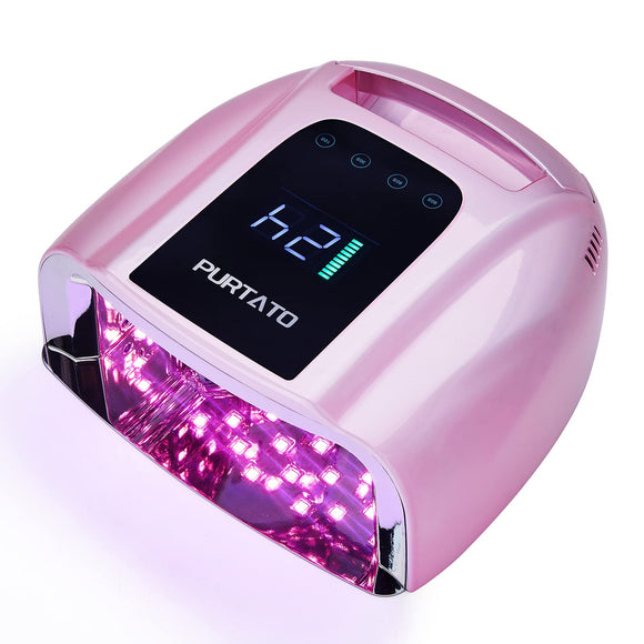 Nail Lamp Machine with Removable Stainless Steel Bottom,4 Purtato