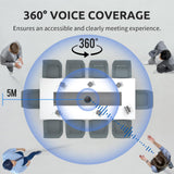 Conference Speaker and Microphone, Bluetooth Speakerphone, Noise Reduction, 360°Voice Pickup 43H Standby time newlinework